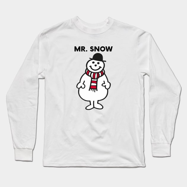 MR. SNOW Long Sleeve T-Shirt by reedae